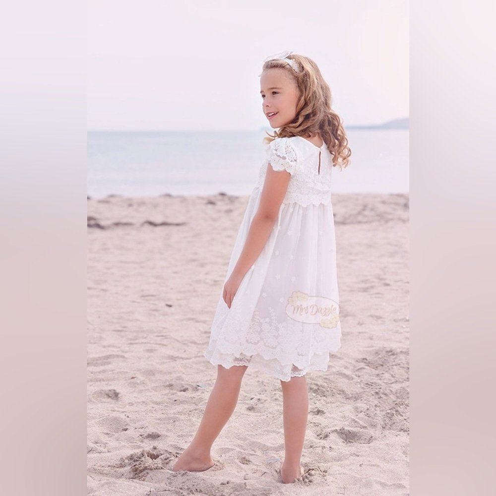 White Baptism or First Communion Dress